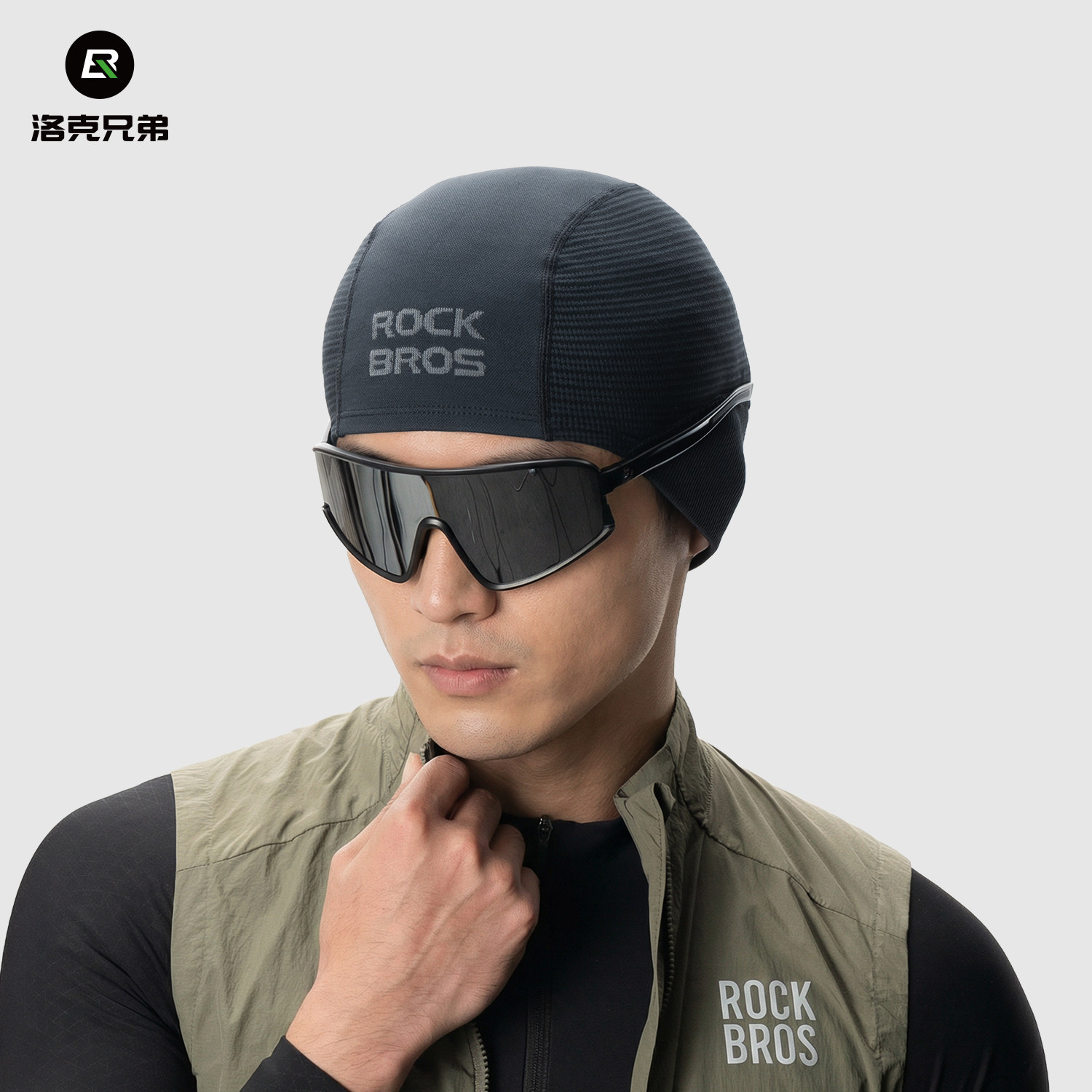 针织骑行小帽保护耳朵