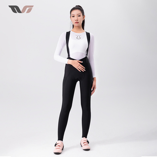 女 抓绒保暖防风公路自行车背带裤 洛克兄弟TVI系列骑行长裤 秋冬季