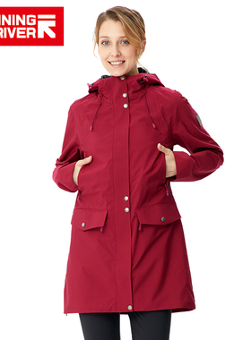 RUNNING RIVER奔流 女式户外防风旅行徒步自驾春秋户外风衣K8362