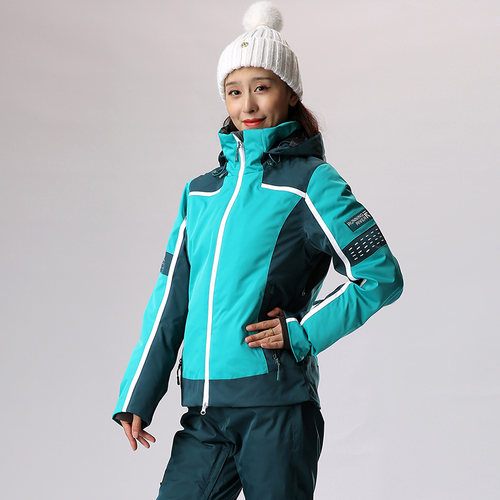 runningriver奔流女士拼接滑雪服