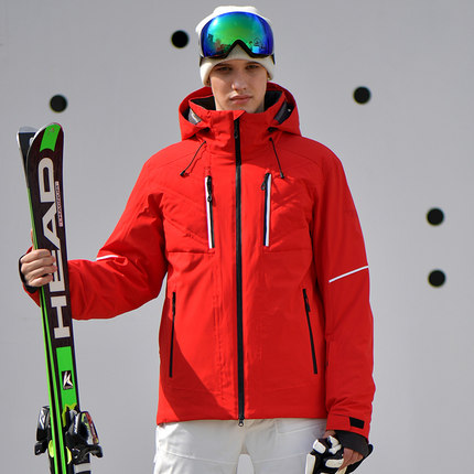 RUNNING RIVER奔流男士短款拼接滑雪服上衣双板外套保暖防风A3037