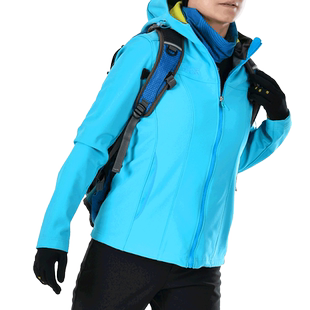 RUNNING RIVER奔流 新款春装女式户外防风内胆软壳上衣E4162N