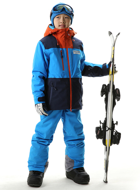 RUNNING RIVER奔流单双板保暖防风男女童儿童滑雪服上衣2736