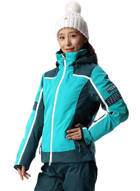 runningriver奔流女士拼接滑雪服