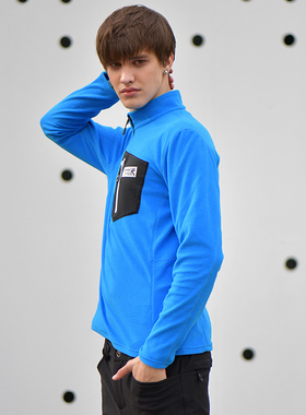 RUNNING RIVER奔流 男式新款户外滑雪登山卫衣内胆抓绒上衣3195