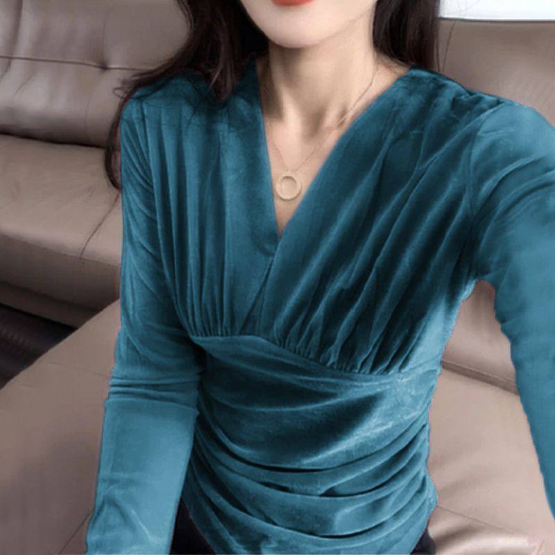 时尚洋气轻熟风褶皱粉色上衣女2025秋季新款收腰显瘦优雅百搭长袖,女装/女士精品,衬衫,淘宝优惠券,粉丝福利购,淘宝优惠卷