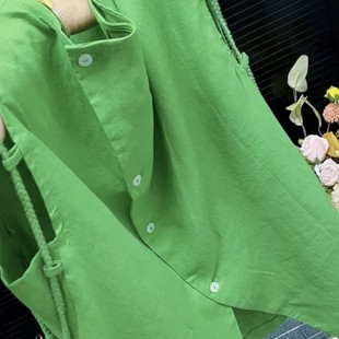 时髦小众设计轻奢白色背心马甲胖MM小个子无袖 夏季 韩版 大码 上衣 装