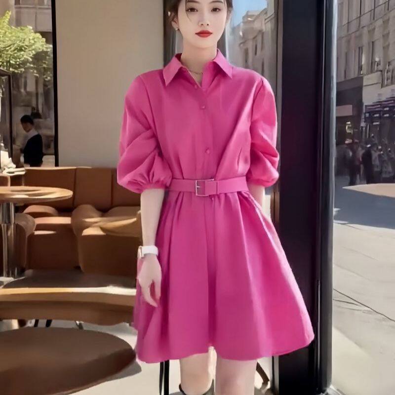 洋气气质收腰显瘦百搭连衣裙