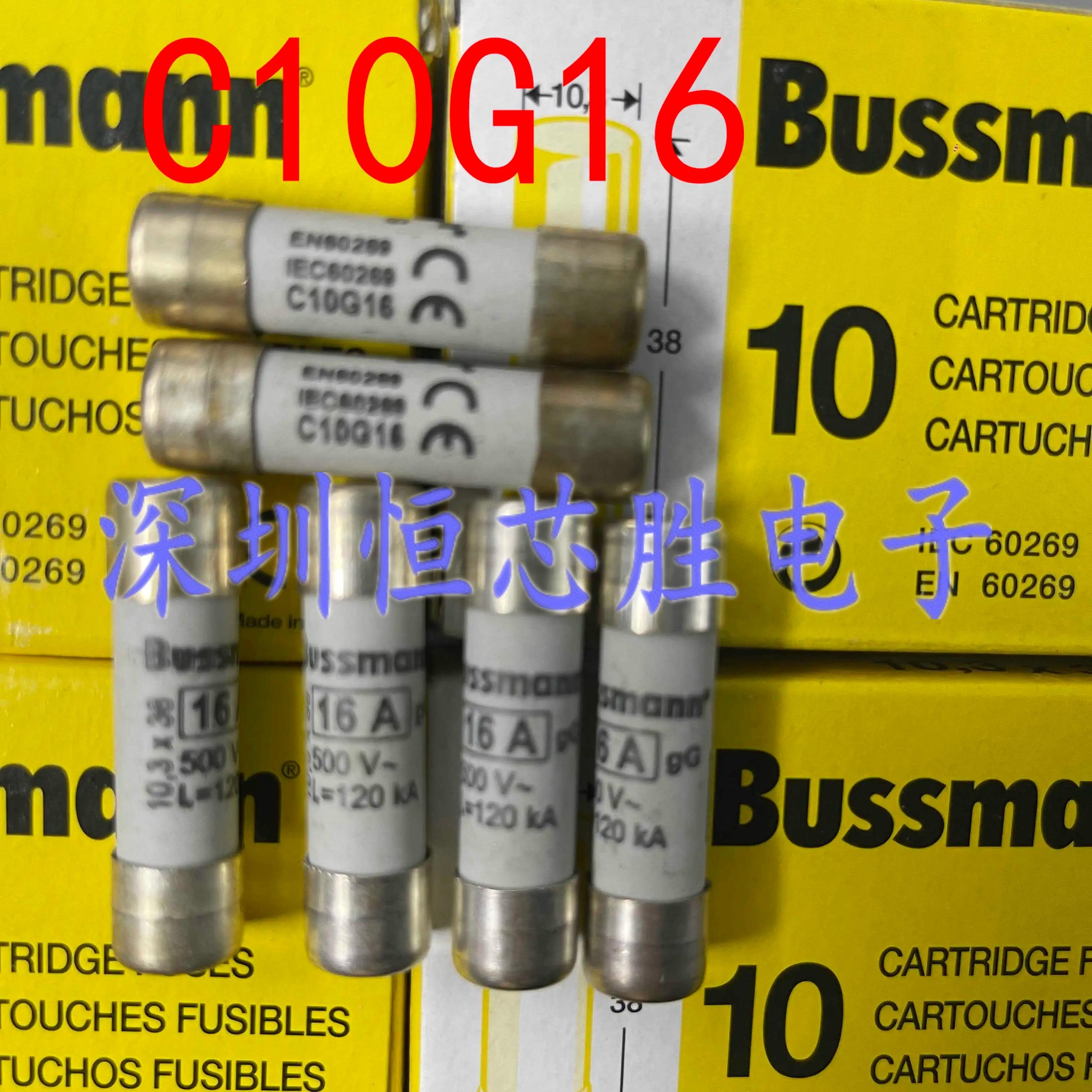 BUSSMANN保险丝 C10G1/G2/G4/G6/G8/G10/G12/G16/G20/G25/32 500V