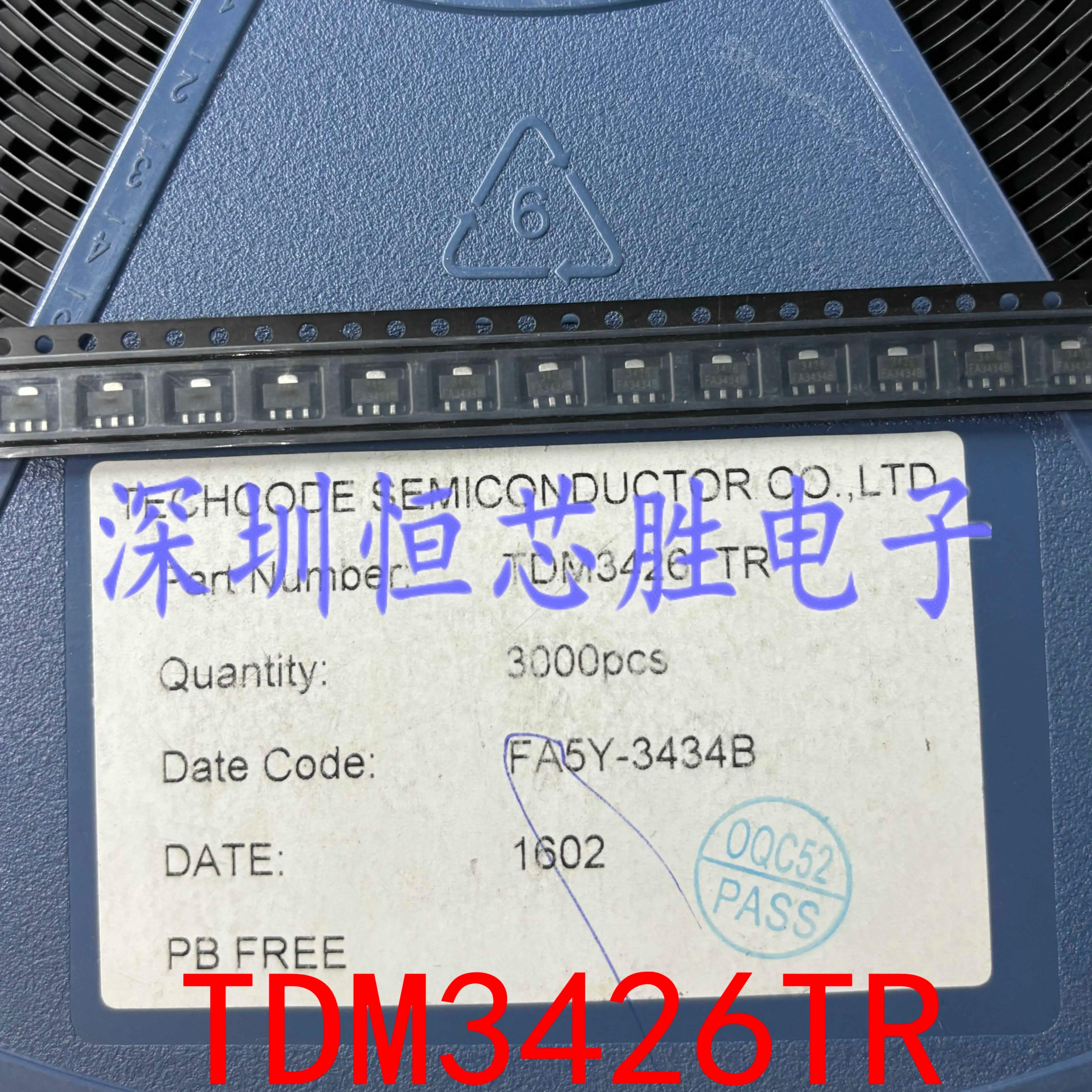 TECHCODE/泰德 TDM3426TR 封装SOT-89 场效应管 全新原装 可直拍