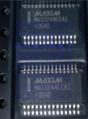 MAX3244EEAI  MAX3244EEAI+T 封装SSOP28  RS-232接口集成电路IC