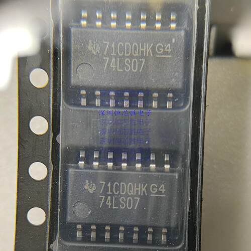SN74LS07NSR 丝印74LS07 封装SOP14-5.2中体贴片 全新原装可直拍