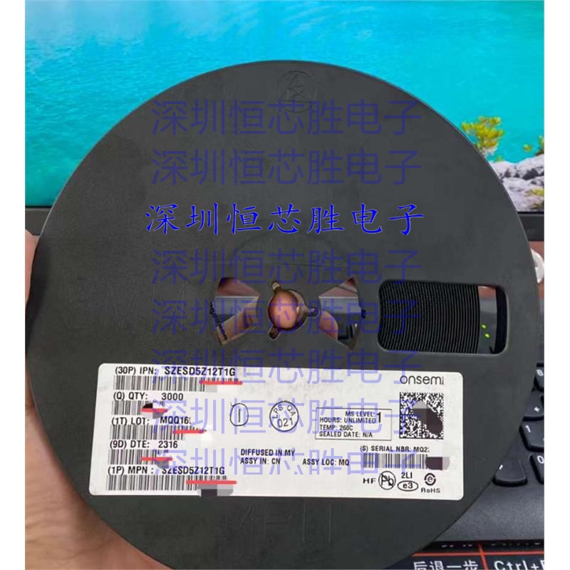 原厂供应SZESD5Z12T1G  ESD 抑制器/TVS 二极管全新原装