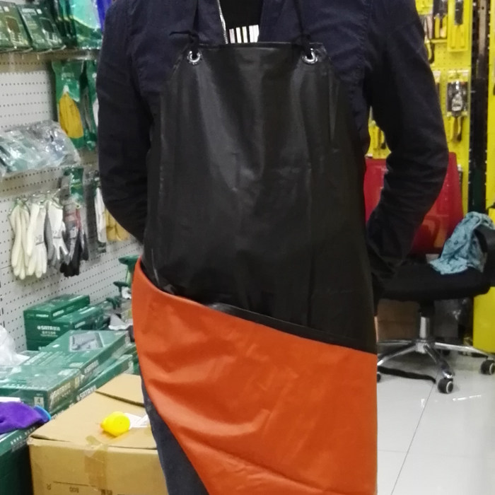 工厂用耐酸碱围裙 防水耐油劳保耐磨水裙 工业围裙 加厚36丝