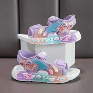 新款童鞋女童凉鞋夏季公主儿童鞋子大童软底公主小女孩轻便中童鞋