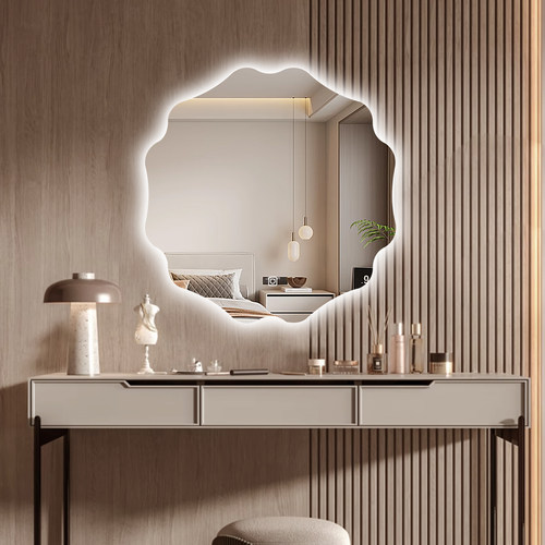 奥比木智能带灯化妆镜