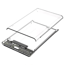 移动硬盘盒子typec外接usb3.1 2.5英寸机械硬盘盒透明旗舰款送线