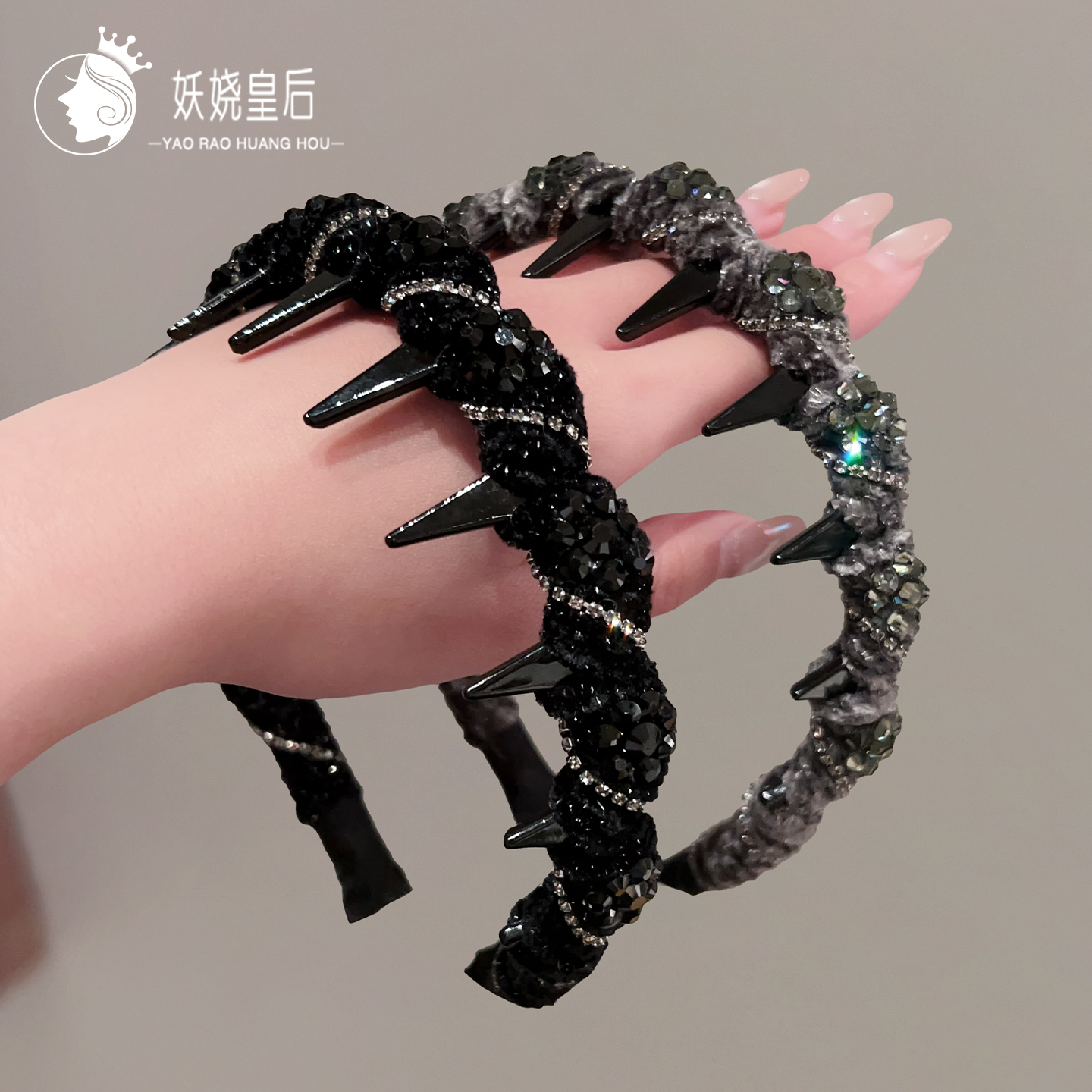 繁星之夜高颅顶头箍洗脸化妆发卡