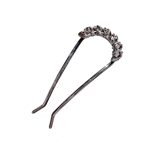 法式旗袍头饰发钗简约盘发器U型发簪头饰古风古装簪子插梳发饰女