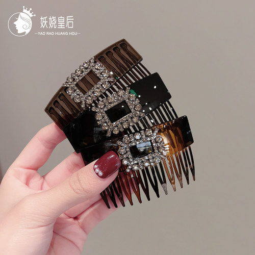 简约时尚插梳前额碎发倒插发卡子