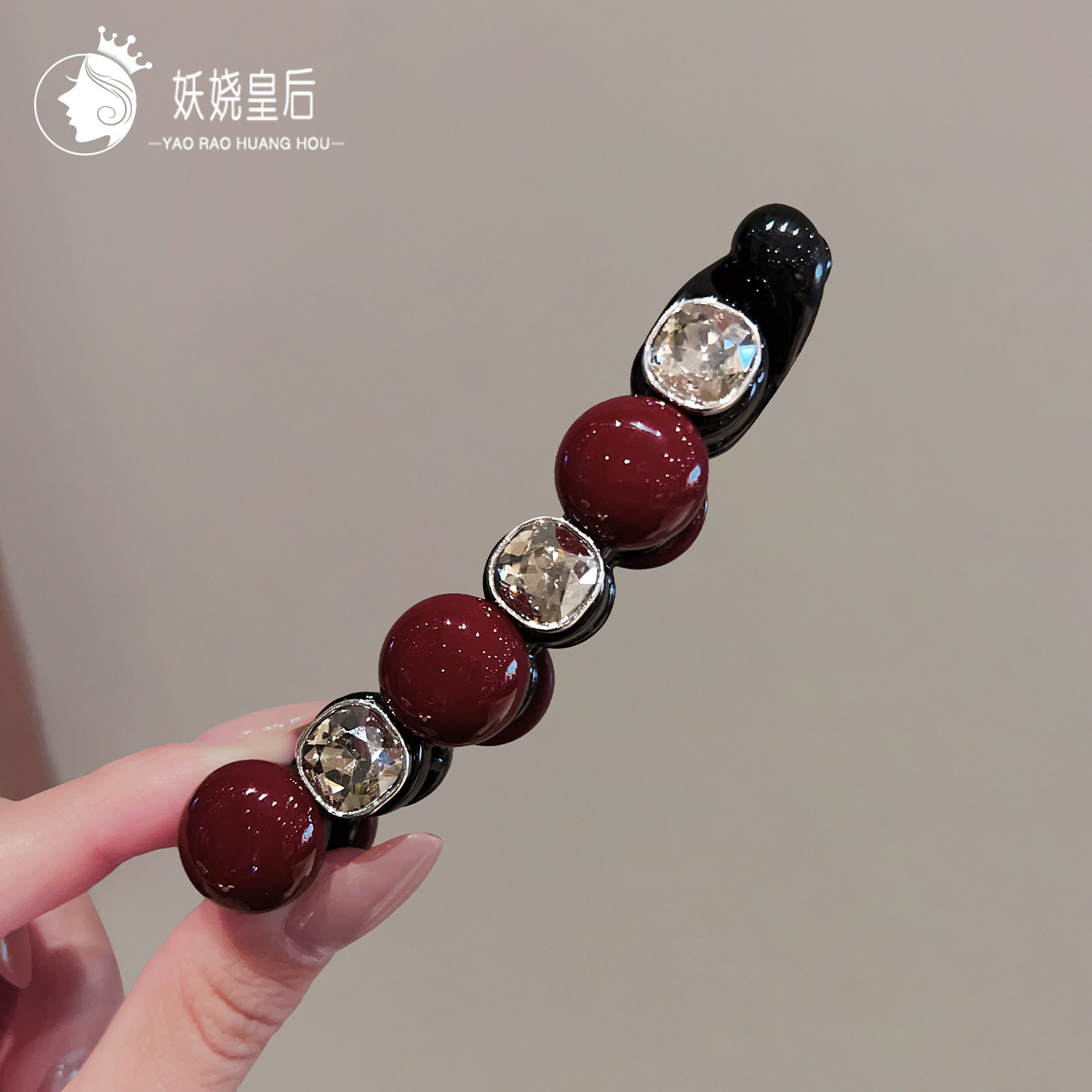 防滑扭夹大号马尾发夹发卡子头饰