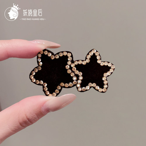 发夹bb夹高级感前额刘海夹发饰
