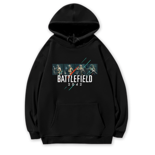 战地2042游戏射击游戏连帽卫衣薄款男女学生外套帽衫加绒套头衣服