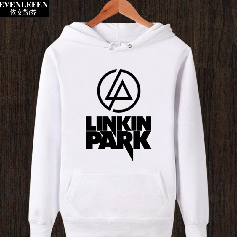 林肯公园乐队连帽衫外套男女linkin park摇滚加绒卫衣学生潮衣服