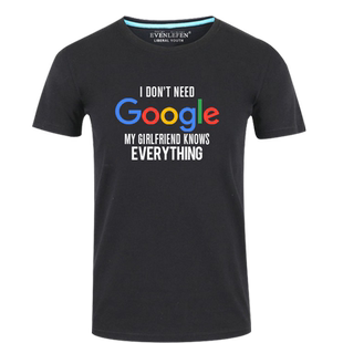 GOOGLE极客恶搞谷歌搜索互联网IT编程码农T恤短袖男女半截袖衣服
