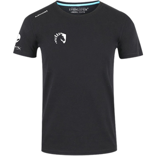 联盟Team Liquid战队服短袖T恤男士学生游戏TL休闲半截袖衣服体恤