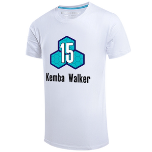 黄蜂队肯巴沃克短袖T恤篮球运动服半截袖男士学生纯棉体恤球衣服