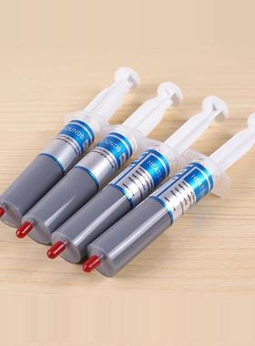 针管大支灰色硅胶电脑主板显卡CPU风扇导热膏大针硅脂散装散热膏