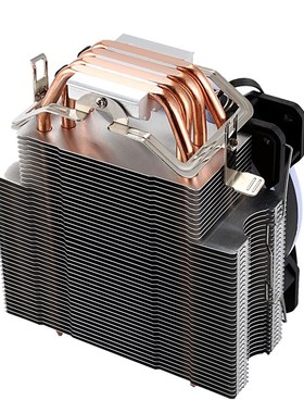 AVC 12CM4铜管CPU散热器1155 AMD 2011台式机1700针电脑静音风扇