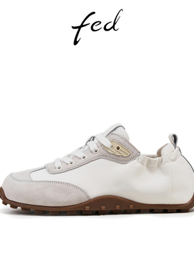 fed黄色德训鞋夏季新款女鞋轻便阿甘鞋休闲运动鞋女款S0410-ZC650
