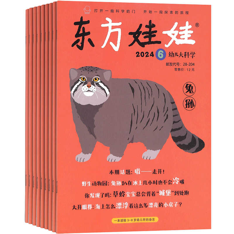东方娃娃幼儿大科学+奇想岛1期杂志 2026年9月起订 1年共12期 3-8岁儿童绘本课外阅读期刊 杂志铺