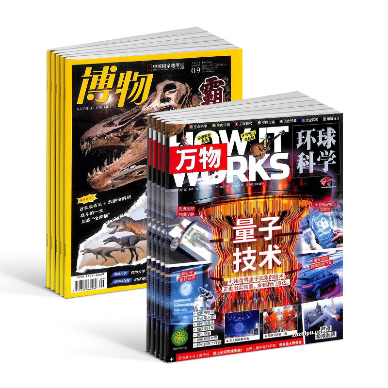 【12个月订阅】万物组合任选 1年订阅 好奇号/问天少年/科学家/博物/环球少年地理/商界少年/知识星球杂志期刊H杂志铺