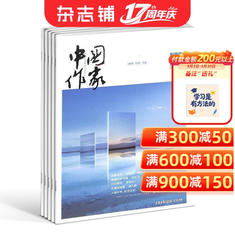中国作家影视版杂志订阅