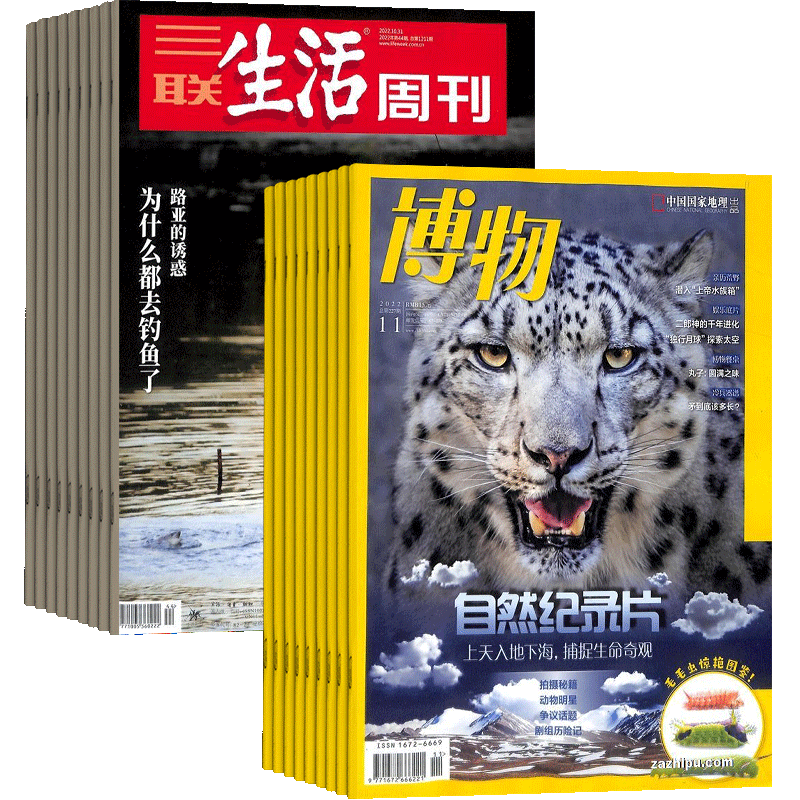 博物+三联生活周刊杂志组合