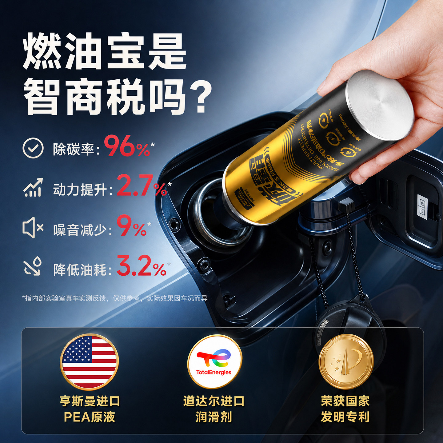【专利除积碳】燃油宝省油提动力图片