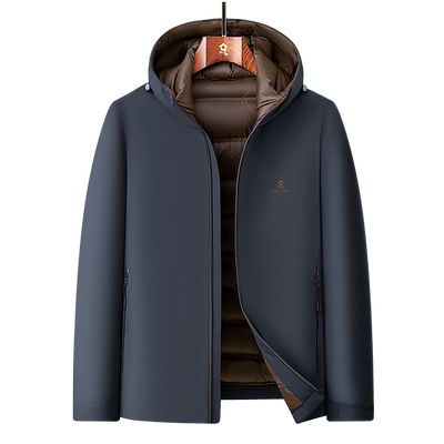 梦特娇85%%高蓬松鹅绒连帽羽绒服