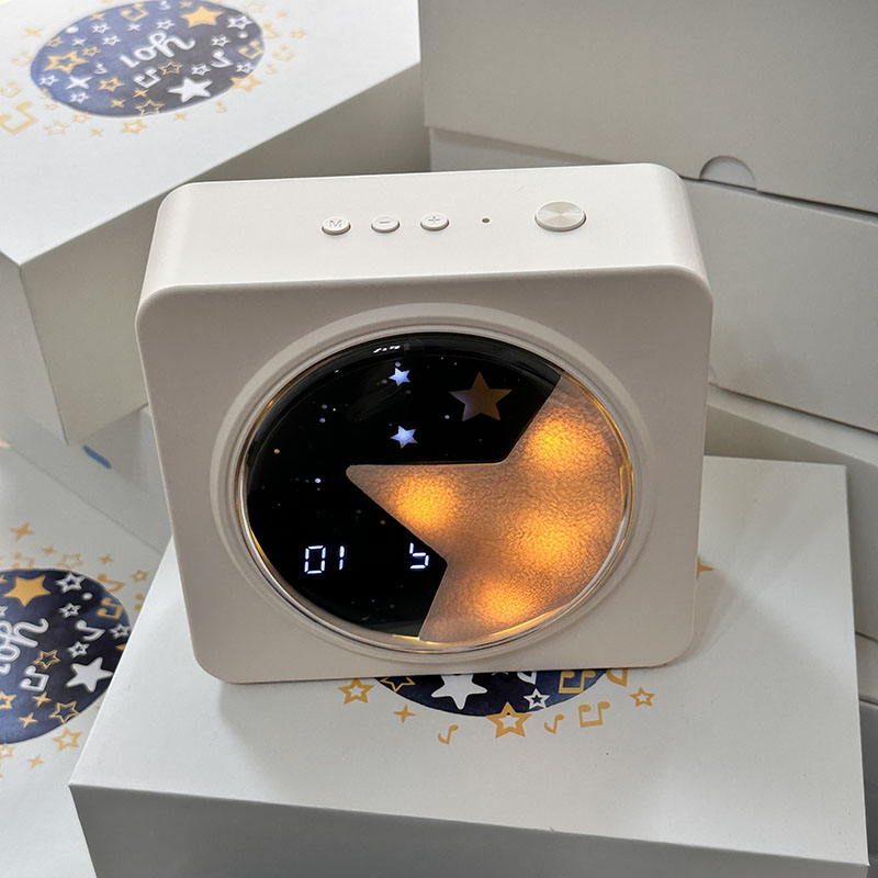 星辰藍牙時鐘音箱桌面音響高級