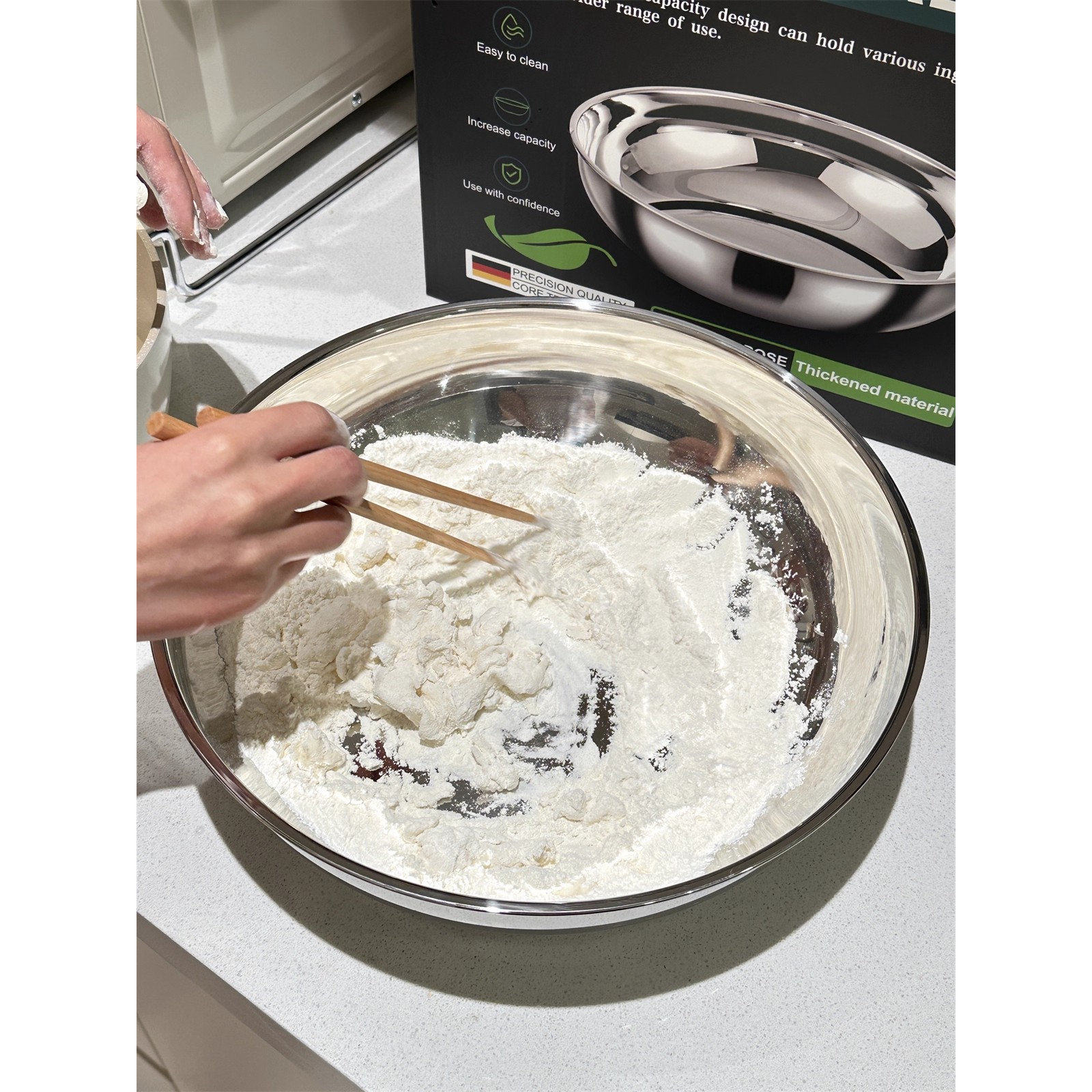 德国品牌！正品！不锈钢盆家用洗菜盆和面盆沙拉盆烘焙打蛋加厚盆,餐饮具,盆,淘宝优惠券,粉丝福利购,淘宝优惠卷