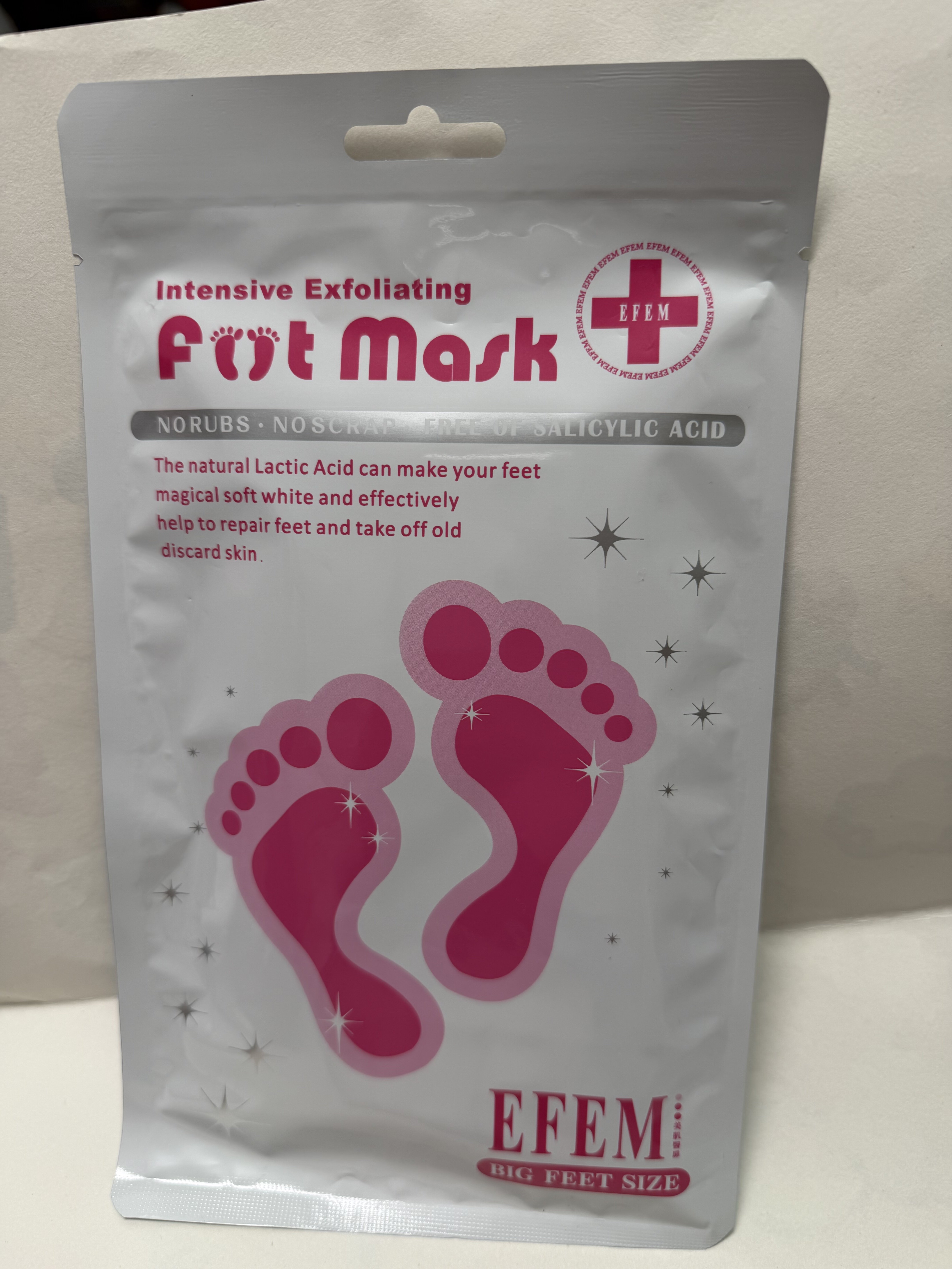 台湾购完美日记EFEM神奇去角质足膜脚膜修复去死皮老茧脱皮嫩白足