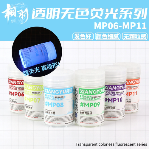 无色荧光透明模型漆高达手办
