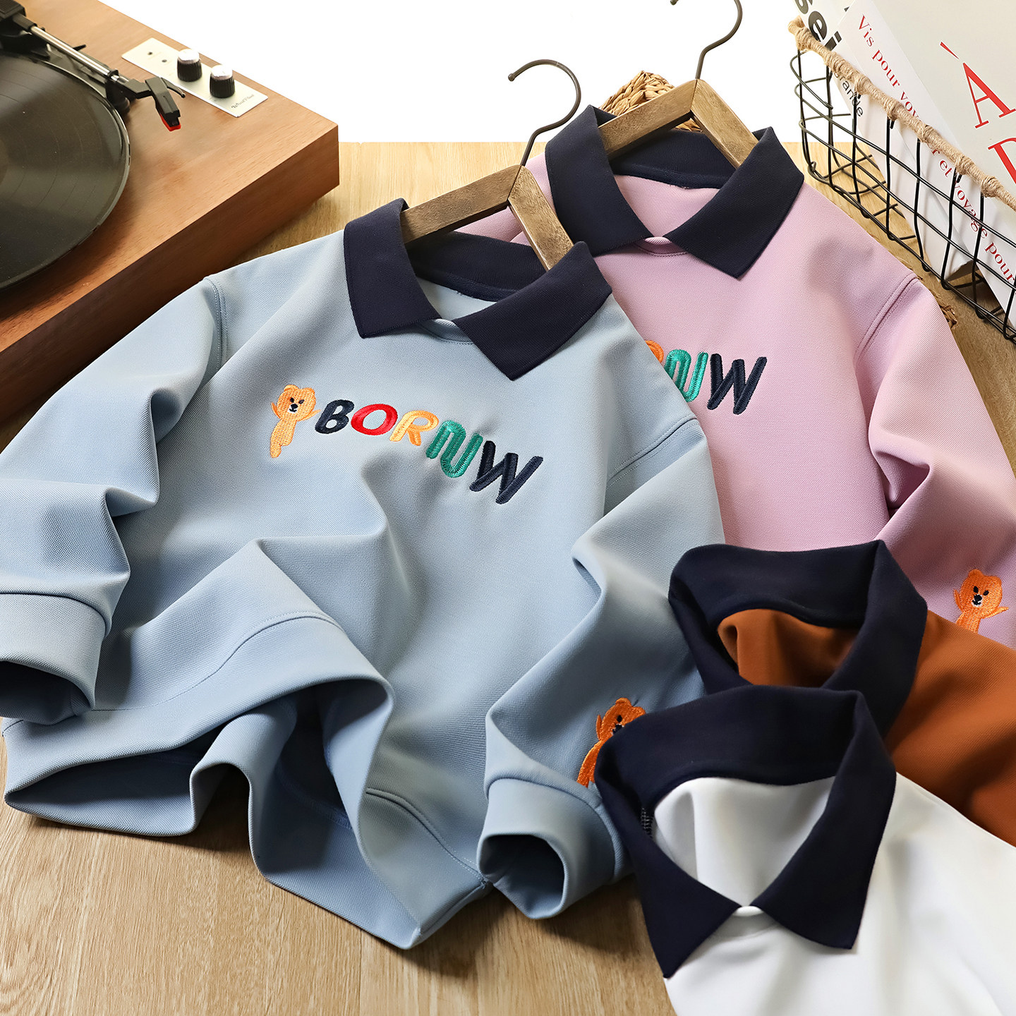 2025新款男童卫衣春秋款帅气时髦儿童秋装polo衫大童上衣秋季衣服,童装/婴儿装/亲子装,卫衣/绒衫,淘宝优惠券,粉丝福利购,淘宝优惠卷