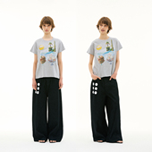 缤纷夏日冰淇淋直喷印花圆领正肩短袖 FUNKYFUN 2025SS tee