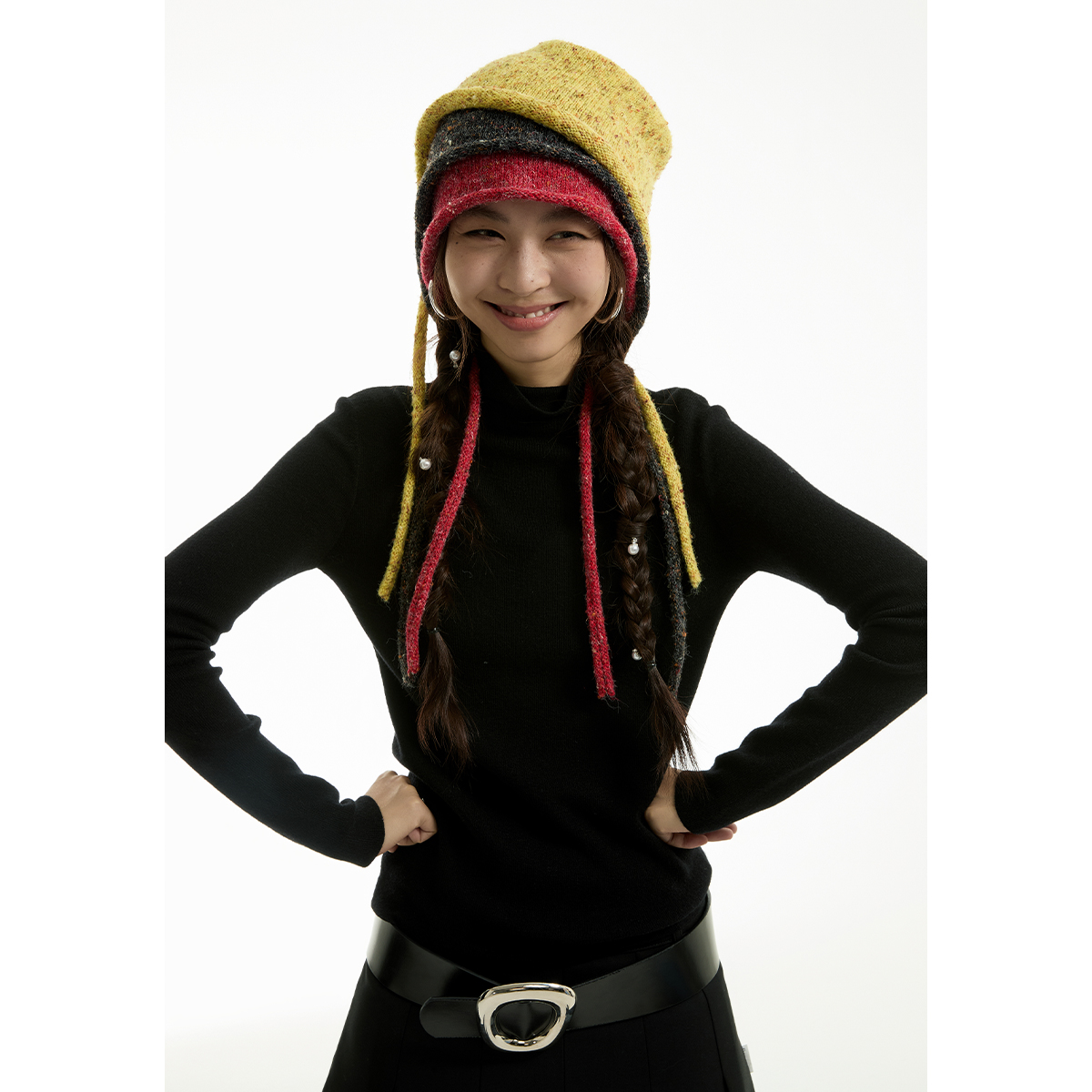 FUNKYFUN幻彩纱线针织毛线帽