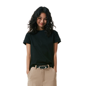 2023SS 纯色基础正肩螺纹袖 口男女同款 FUNKYFUN 百搭打底短袖 tee