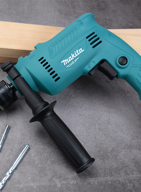 牧田电钻冲击钻MT001-M0801B家用电动工具电转枪小电锤多功能手钻
