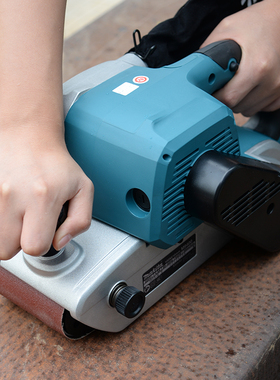 牧田带式砂光机M9400B平面打磨坦克抛光机木工砂带机工具大全4寸